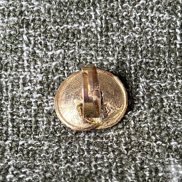 Indian red, white, and green adjustable ring - Picture 6 of 6